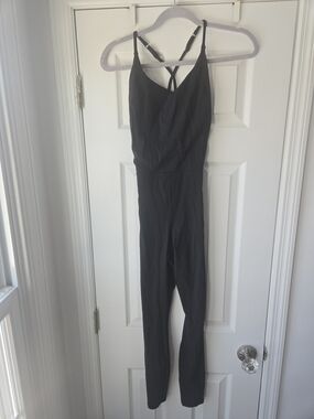 CALIA by Carrie Underwood Black Strappy Jumpsuit